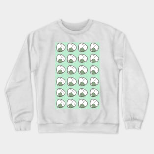 Kawaii Onigiri Japanese Rice Ball Pattern Crewneck Sweatshirt